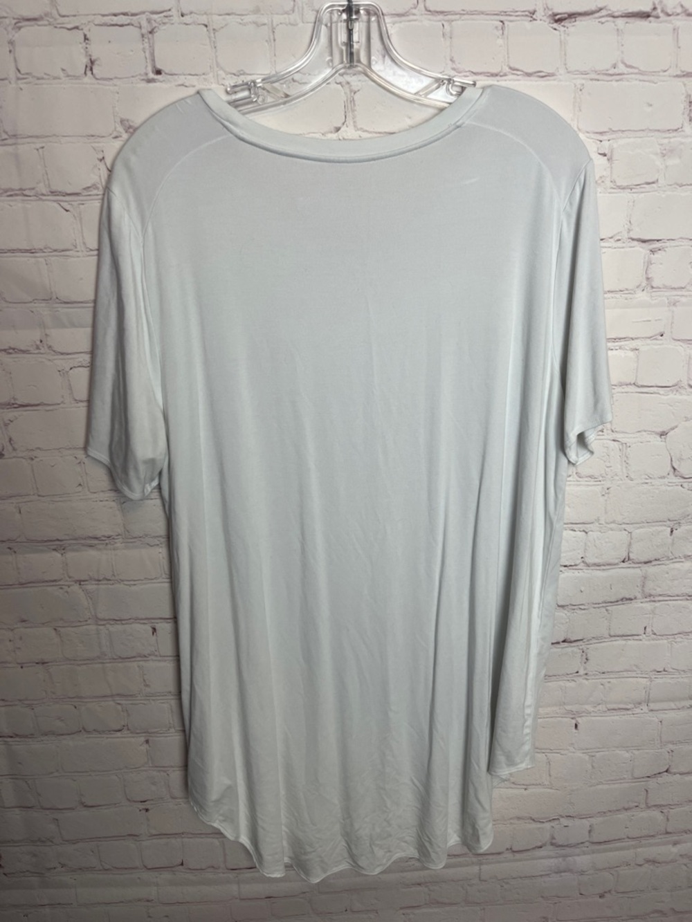 Daily Ritual White Short Sleeve Tunic Tee - Picture 7 of 10